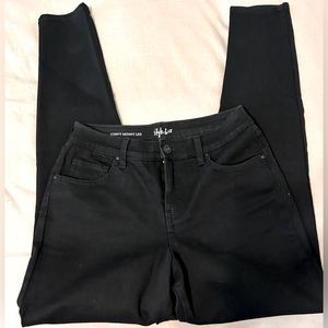 Style & Co Denim black curvy skinny leg size 6L